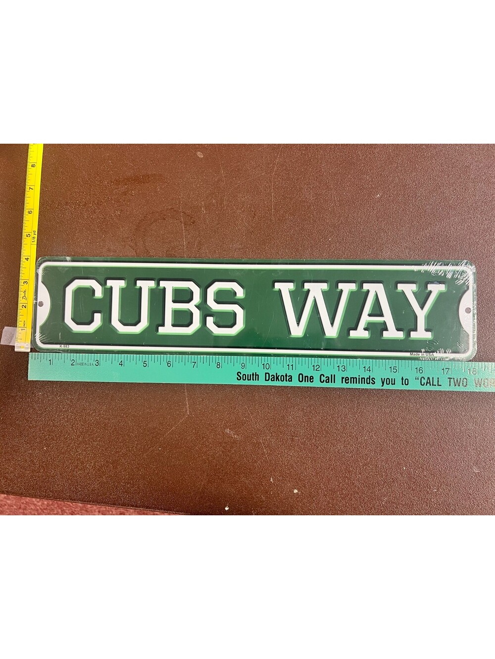 Cubs Way 4x18 Aluminum Metal Street Sign Baseball Fan Wall Decor
